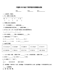 兴隆县2023届三下数学期末经典模拟试题含解析