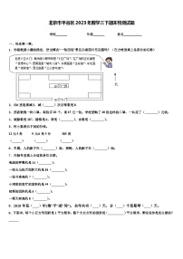 北京市平谷区2023年数学三下期末检测试题含解析