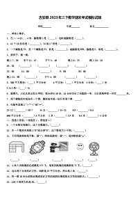 吉安县2023年三下数学期末考试模拟试题含解析