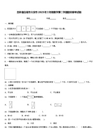 吉林省白城市大安市2023年三年级数学第二学期期末联考试题含解析