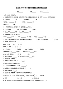 右玉县2023年三下数学期末质量检测模拟试题含解析