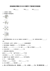 吉林省通化市梅河口市2023年数学三下期末复习检测试题含解析