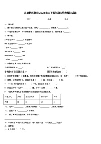 吕梁地区临县2023年三下数学期末统考模拟试题含解析