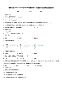 喀喇沁旗2022-2023学年三年级数学第二学期期末学业质量监测试题含解析