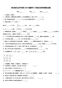 四川省乐山市沙湾区2023届数学三下期末达标检测模拟试题含解析