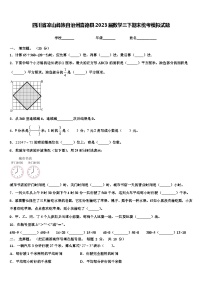 四川省凉山彝族自治州喜德县2023届数学三下期末统考模拟试题含解析