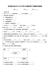 四川省凉山州2022-2023学年三年级数学第二学期期末经典试题含解析