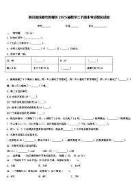 四川省成都市新都区2023届数学三下期末考试模拟试题含解析