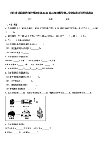 四川省甘孜藏族自治州得荣县2023届三年级数学第二学期期末质量检测试题含解析