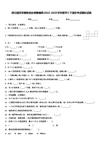 四川省甘孜藏族自治州理塘县2022-2023学年数学三下期末考试模拟试题含解析