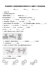 四川省绵阳市三台县博强外国语学校致慧学院2023届数学三下期末监测试题含解析