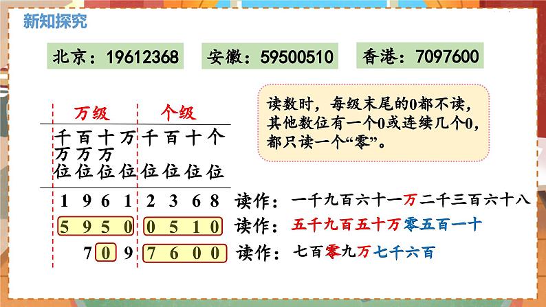 数学北师大四（上） 第1单元 1.3人口普查 PPT课件07