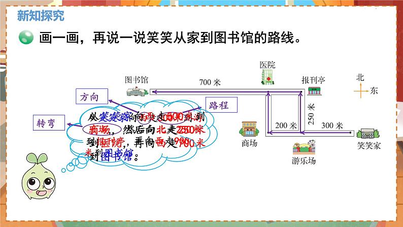 数学北师大四（上） 第5单元 5.1去图书馆 PPT课件06