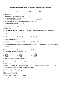 安徽省合肥市各区县2022-2023学年三下数学期末考试模拟试题含解析