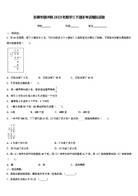 安康市镇坪县2023年数学三下期末考试模拟试题含解析