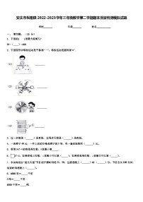 安庆市枞阳县2022-2023学年三年级数学第二学期期末质量检测模拟试题含解析