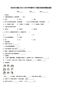 安庆市大观区2022-2023学年数学三下期末质量检测模拟试题含解析