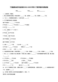 宁夏回族吴忠市盐池县2022-2023学年三下数学期末经典试题含解析