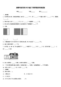 宜春市宜丰县2023届三下数学期末检测试题含解析