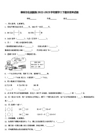 察哈尔右翼前旗2022-2023学年数学三下期末统考试题含解析