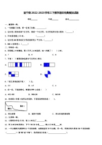 富宁县2022-2023学年三下数学期末经典模拟试题含解析