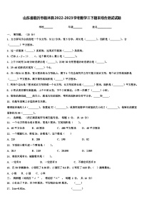 山东省临沂市临沐县2022-2023学年数学三下期末综合测试试题含解析