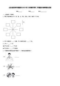 山东省滨州市阳信县2023年三年级数学第二学期期末调研模拟试题含解析