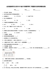 山东省德州市庆云县2023届三年级数学第二学期期末达标检测模拟试题含解析