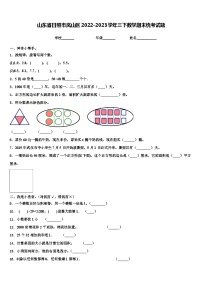 山东省日照市岚山区2022-2023学年三下数学期末统考试题含解析