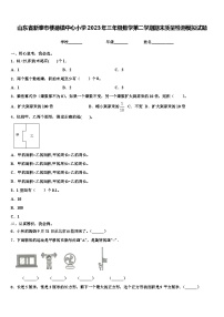 山东省新泰市楼德镇中心小学2023年三年级数学第二学期期末质量检测模拟试题含解析