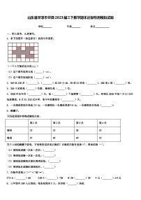 山东省菏泽市曹县2023届三下数学期末达标检测模拟试题含解析