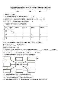 山东省青岛市滨海学校2022-2023学年三下数学期末考试试题含解析