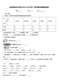 山东省青岛市市北区2022-2023学年三下数学期末调研模拟试题含解析