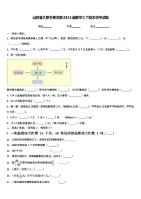 山西省太原市娄烦县2023届数学三下期末统考试题含解析