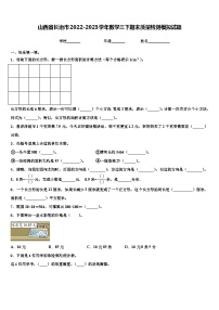 山西省长治市2022-2023学年数学三下期末质量检测模拟试题含解析