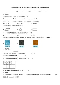 广东省东莞市万江区2023年三下数学期末复习检测模拟试题含解析