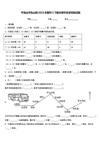 平顶山市鲁山县2023年数学三下期末教学质量检测试题含解析