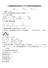 广东省揭阳市揭东区白塔镇2023年三下数学期末质量跟踪监视试题含解析