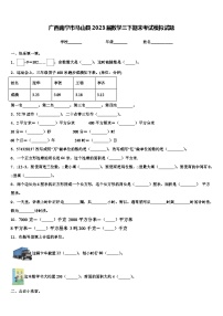 广西南宁市马山县2023届数学三下期末考试模拟试题含解析