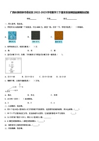 广西壮族桂林市叠彩区2022-2023学年数学三下期末质量跟踪监视模拟试题含解析