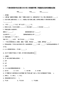 广西壮族桂林市灵川县2023年三年级数学第二学期期末达标检测模拟试题含解析