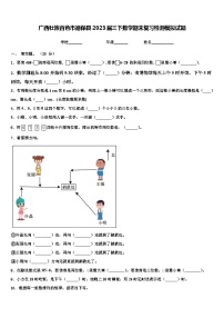 广西壮族百色市德保县2023届三下数学期末复习检测模拟试题含解析