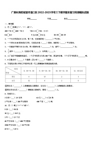 广西壮族防城港市港口区2022-2023学年三下数学期末复习检测模拟试题含解析