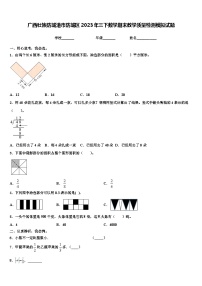 广西壮族防城港市防城区2023年三下数学期末教学质量检测模拟试题含解析