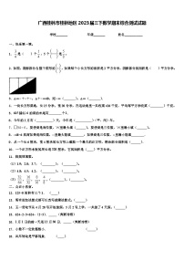 广西桂林市桂林地区2023届三下数学期末综合测试试题含解析