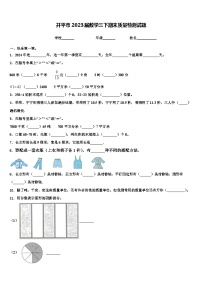 开平市2023届数学三下期末质量检测试题含解析