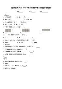 延安市富县2022-2023学年三年级数学第二学期期末检测试题含解析