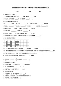 忻州市原平市2023届三下数学期末学业质量监测模拟试题含解析