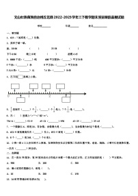 文山壮族苗族自治州丘北县2022-2023学年三下数学期末质量跟踪监视试题含解析