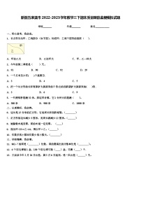 新疆五家渠市2022-2023学年数学三下期末质量跟踪监视模拟试题含解析